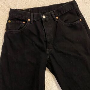 Levi's 550 Denim Dark Wash Black Jeans NWOT